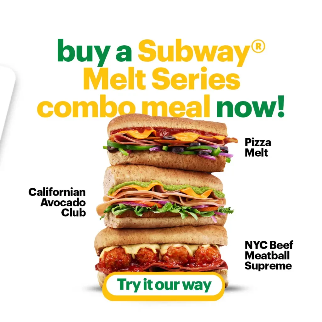 Subway Menu