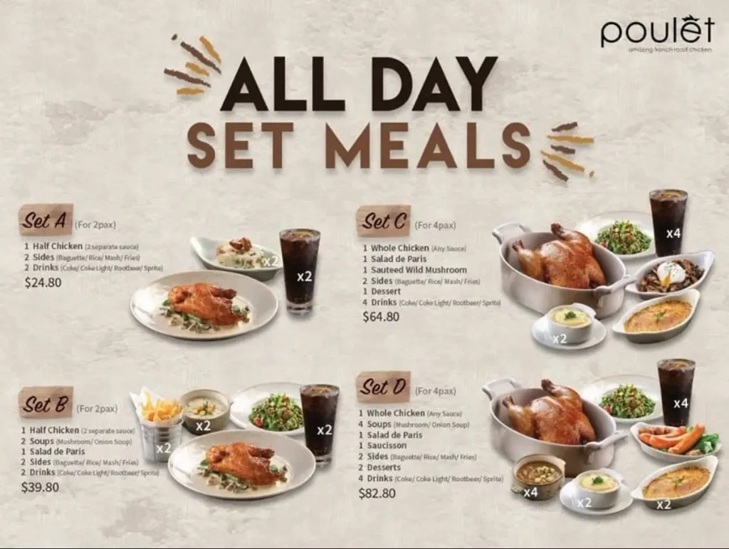 POULET MENU