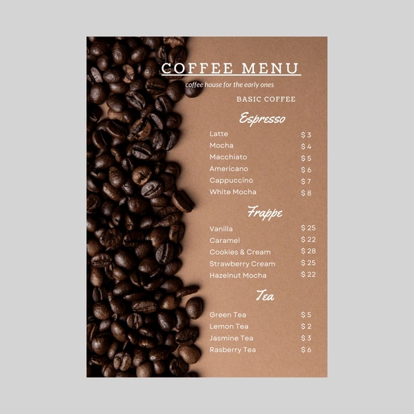 ARABICA MENU