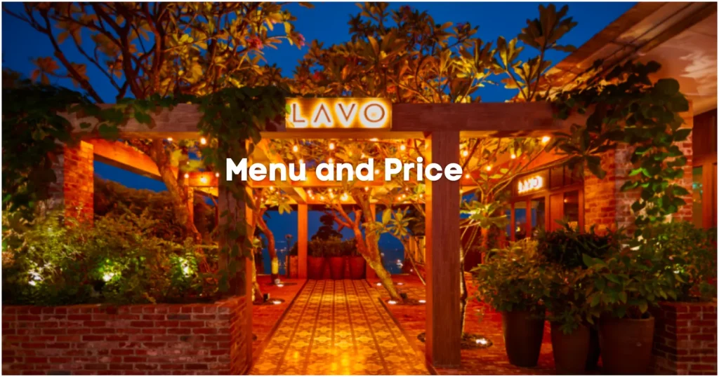 LAVO MENU