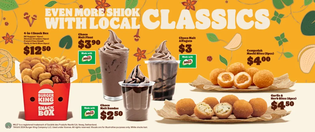 Burger King Menu