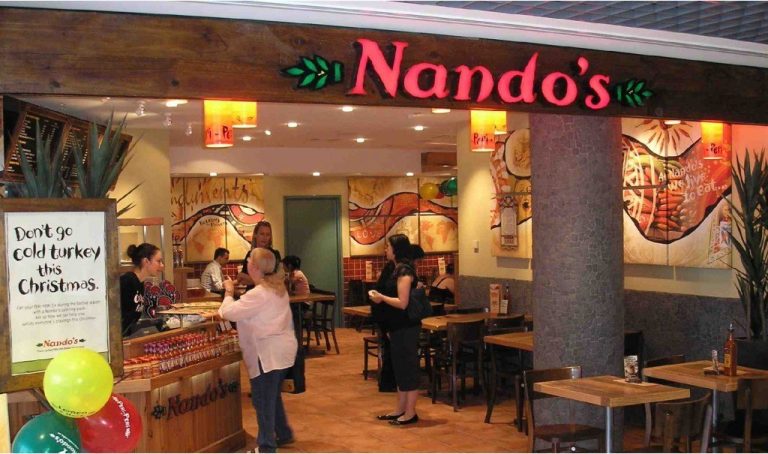 Nandos Menu