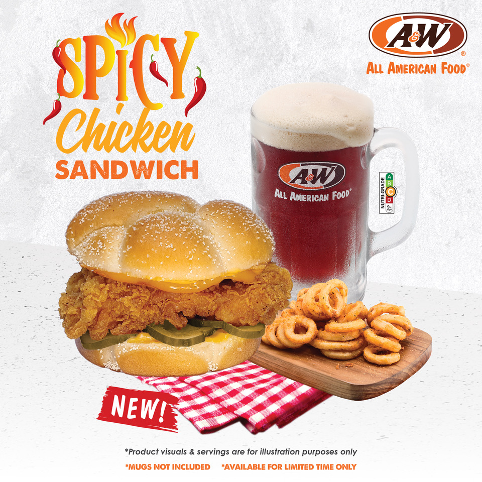 A & W MENU 