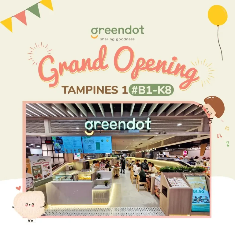 GREENDOT MENU SINGAPORE & UPDATED PRICES 2024