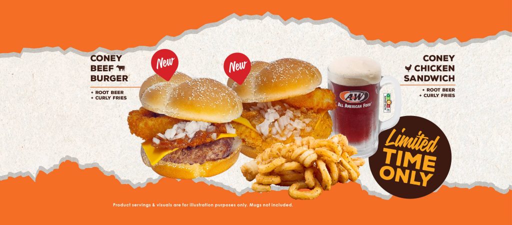 A & W MENU 