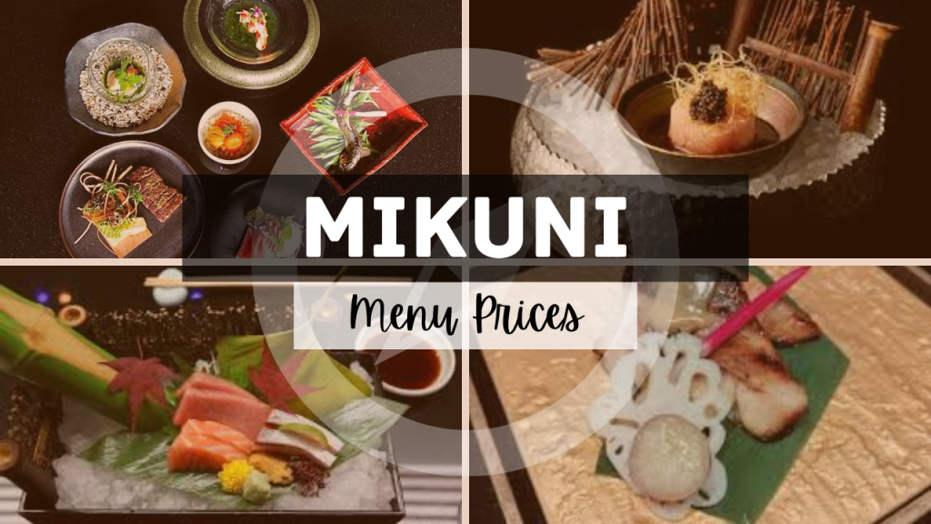 Mikuni menu