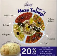 DERWISH MENU