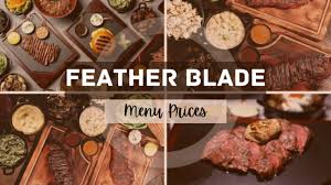 FEATHERBLADE MENU