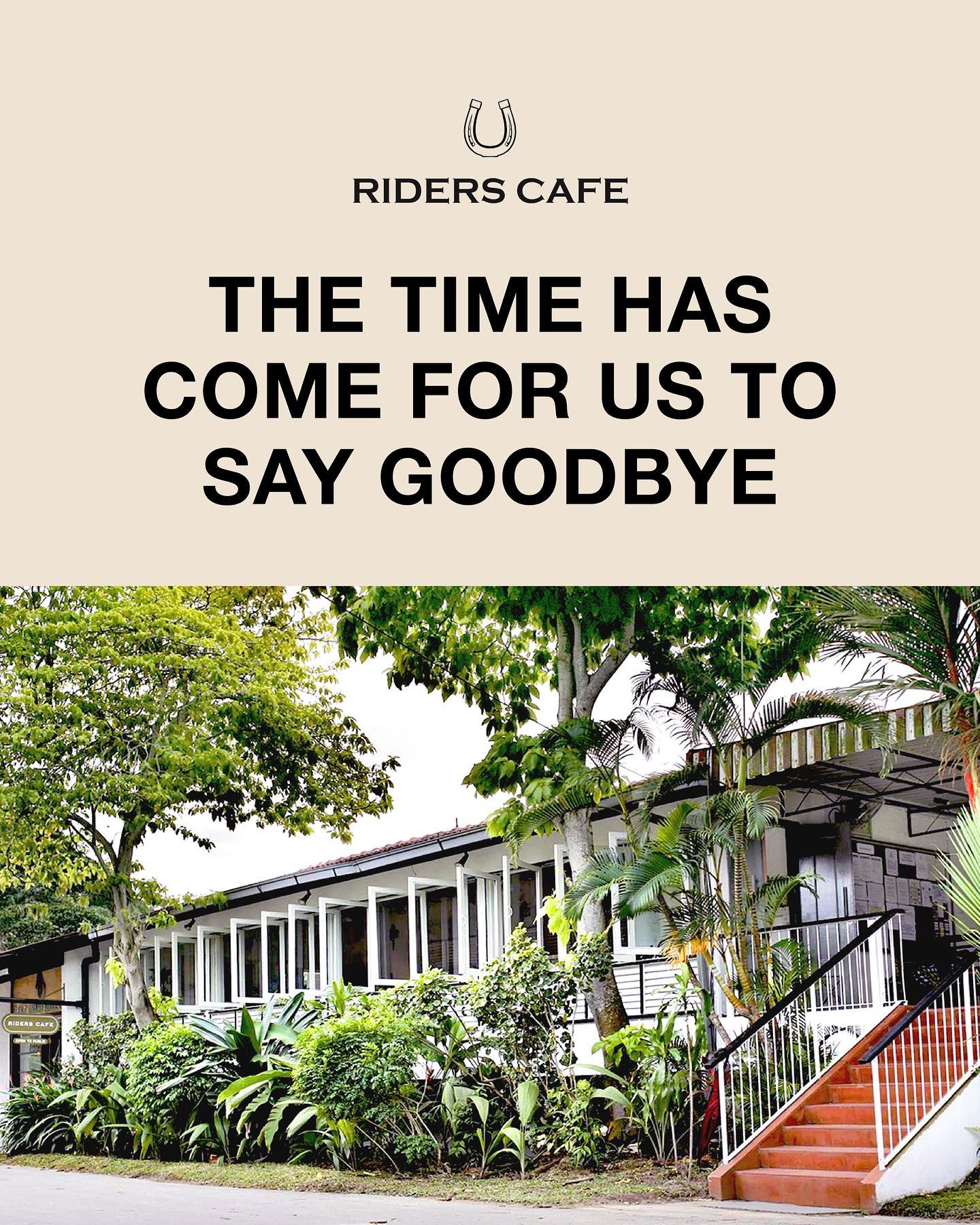 Riders Café menu