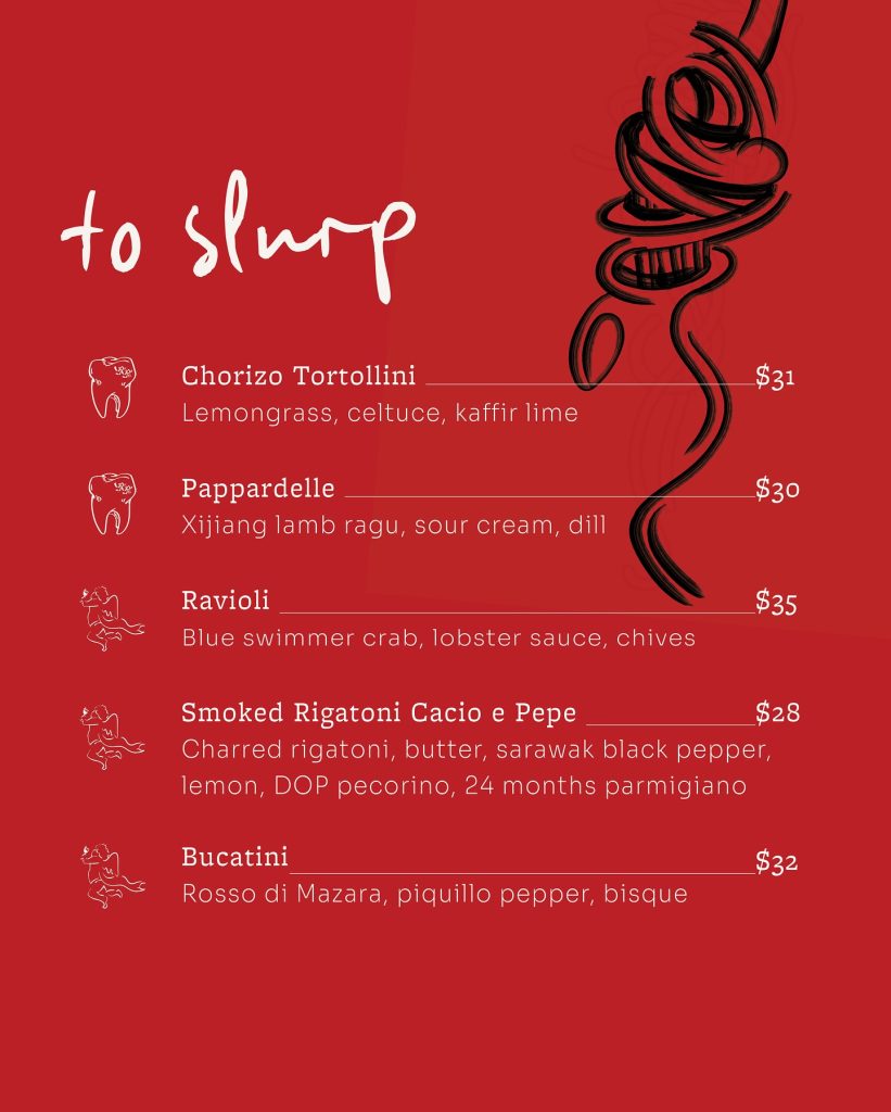 Cicchetti menu