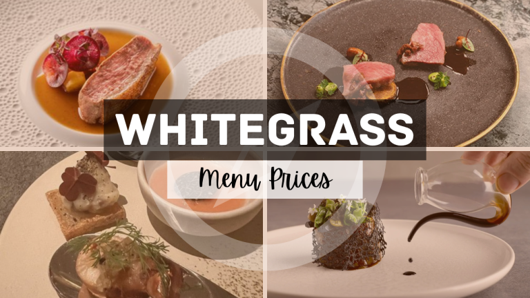 WHITEGRASS MENU SINGAPORE & UPDATED PRICES 2024