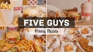 Five Guys menu