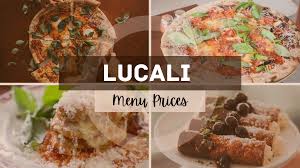 LUCALI MENU