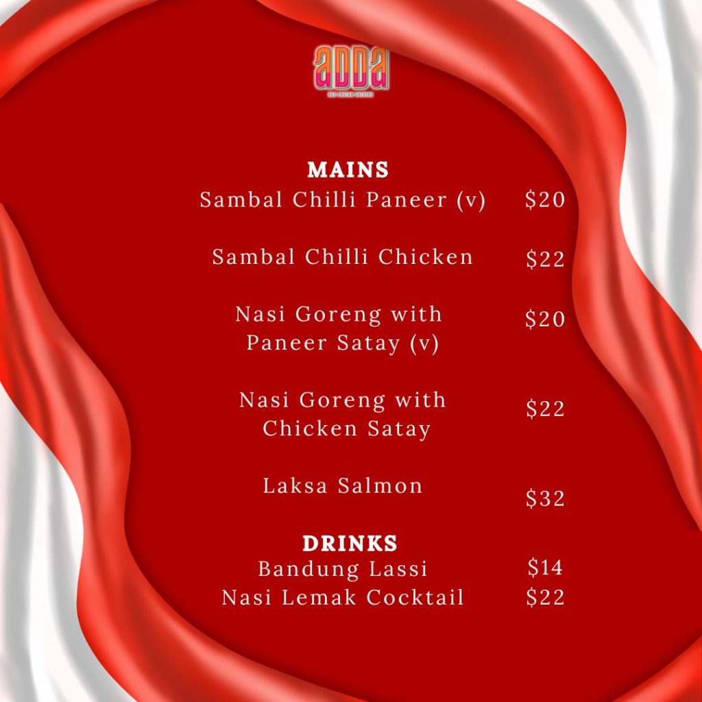 Adda menu