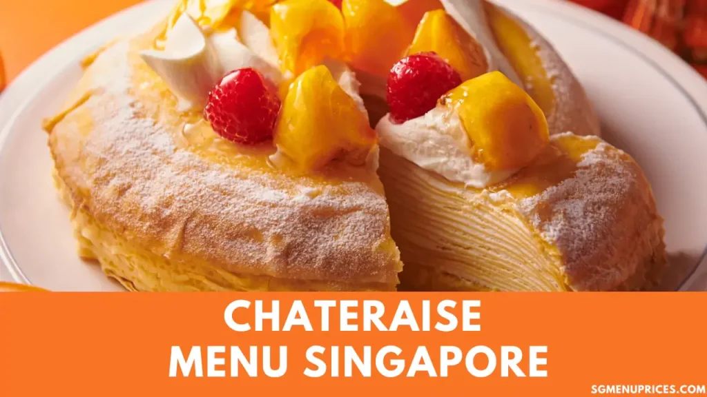 CHARTERAISE MENU SINGAPORE