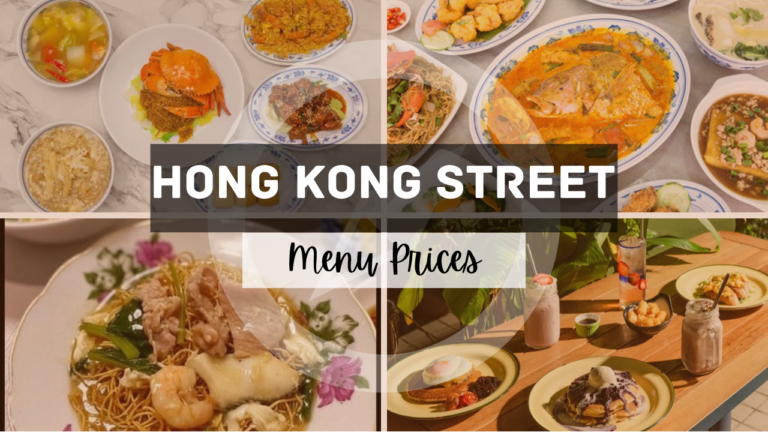 HONG KONG STREET LONG JI MENU SINGAPORE