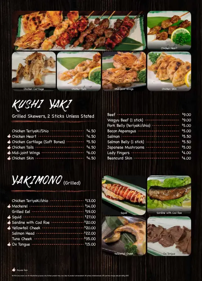 DABBAWALLA MENU SINGAPORE 