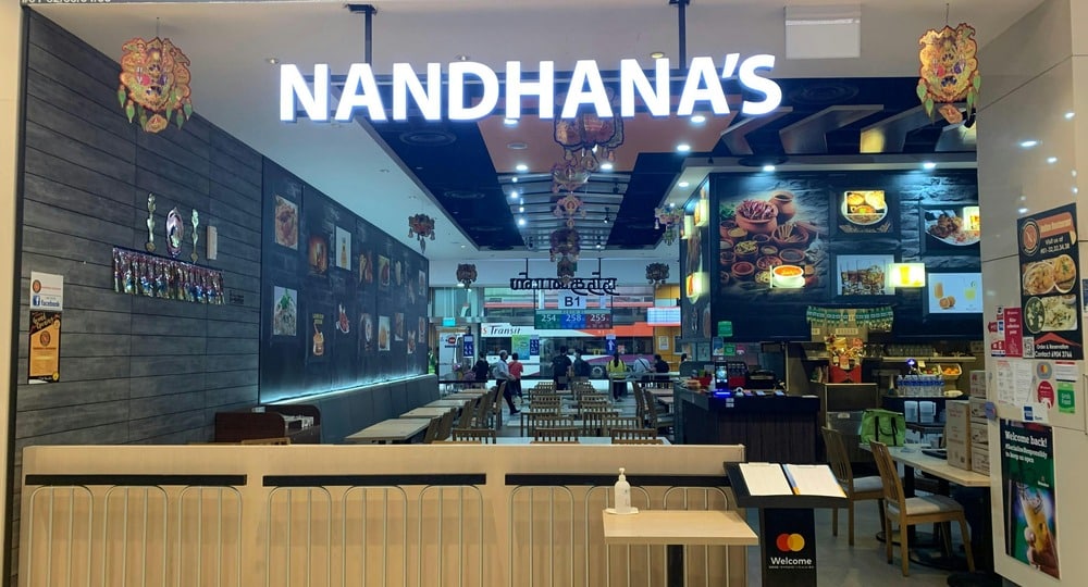 NANDHANA’S RESTAURNT MENU SINGAPORE