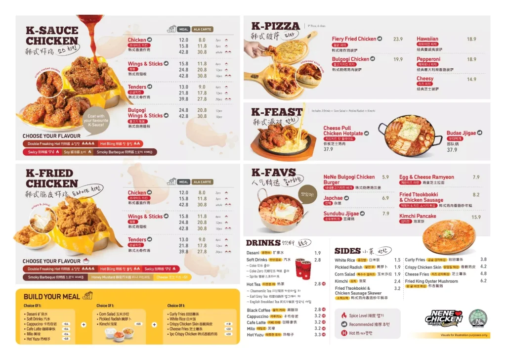 NENE CHICKEN MENU SINGAPORE 