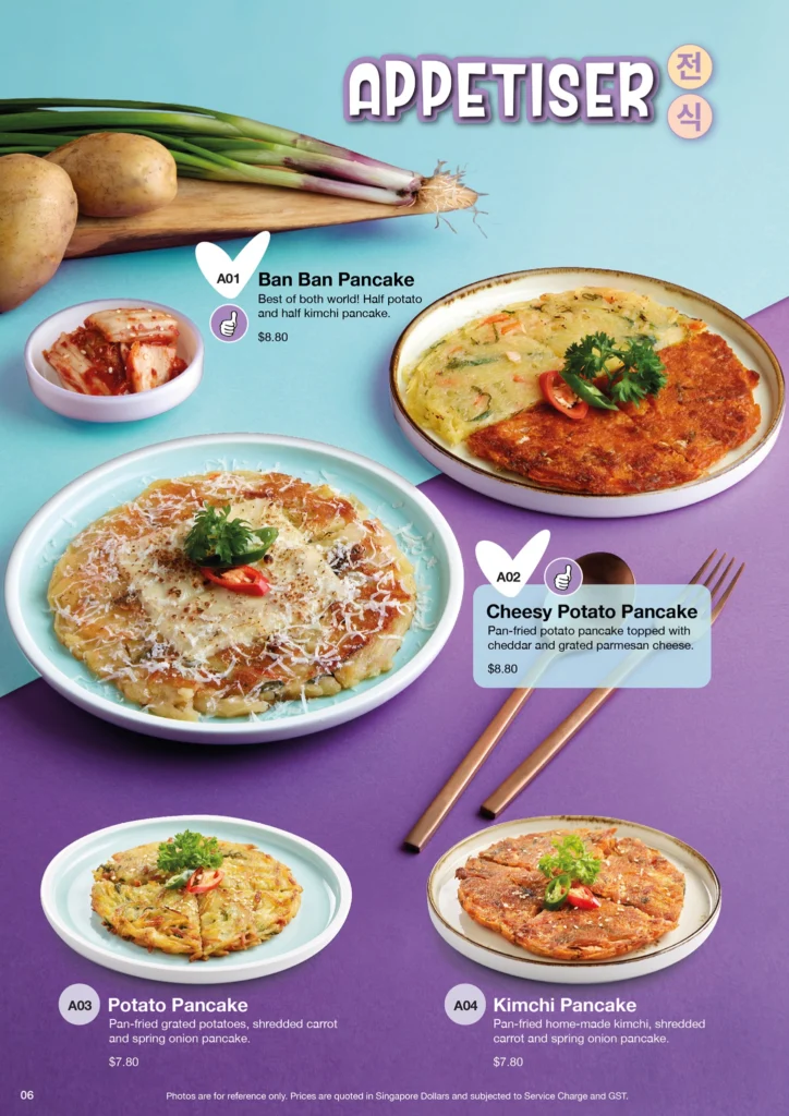 Seoul Yummy Menu Singapore Prices