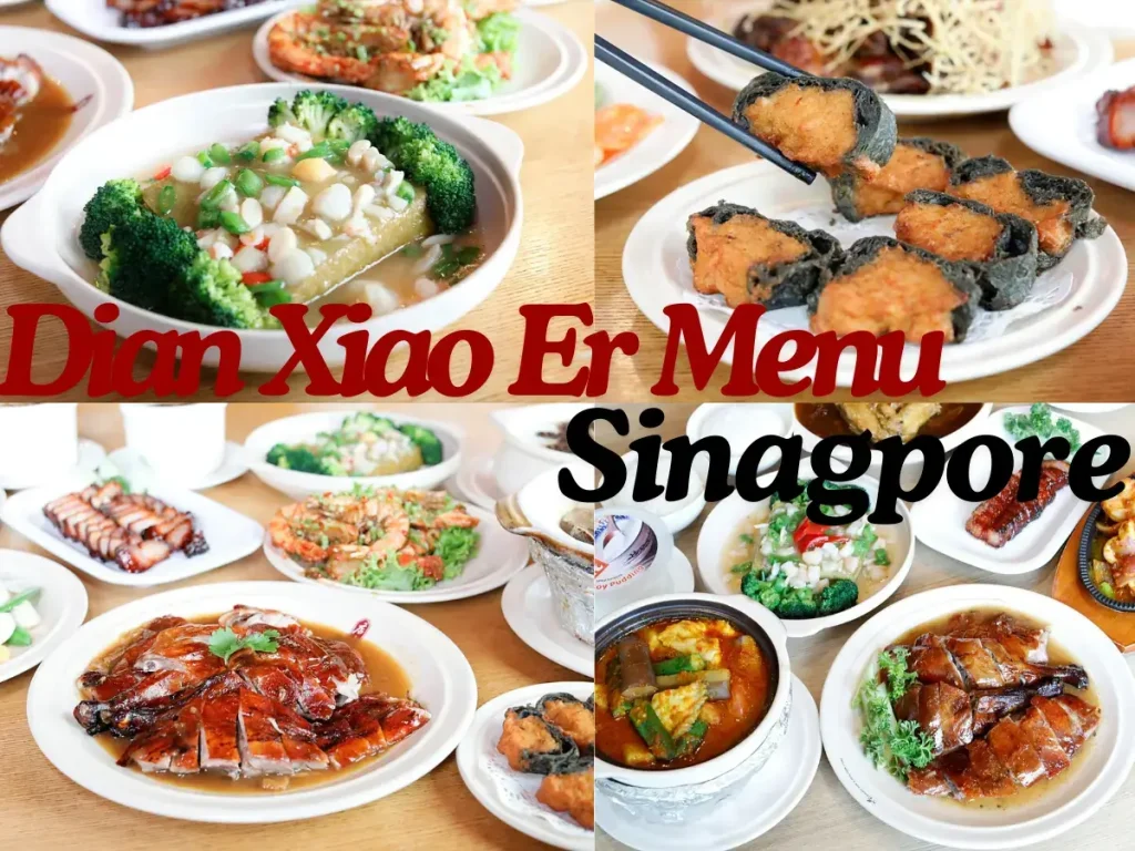 DIAN XIAO ER MENU SINGAPORE