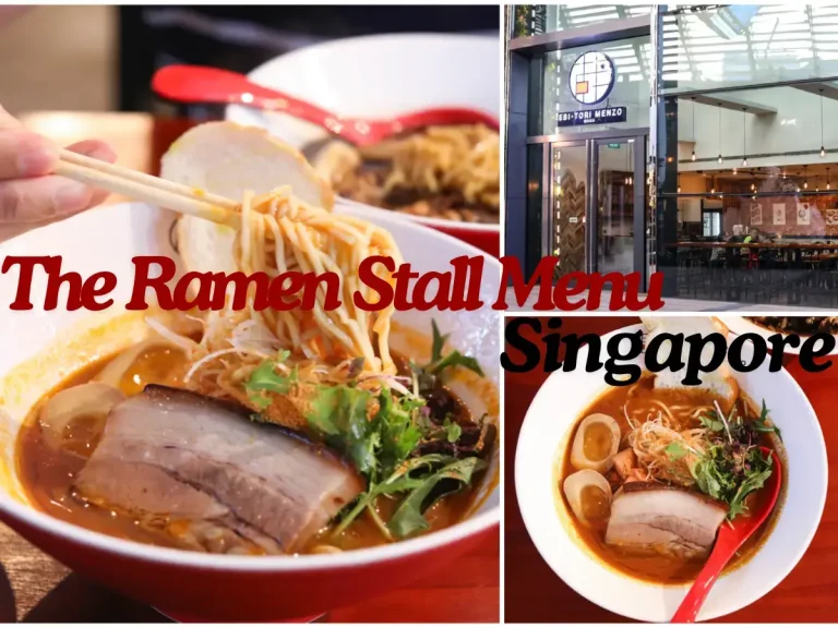 THE RAMEN STALL MENU SINGAPORE & UPDATED PRICES 2025